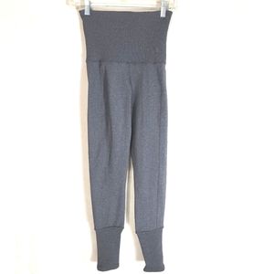 4/20 Karma women's gray full length high waist thick leggings size small